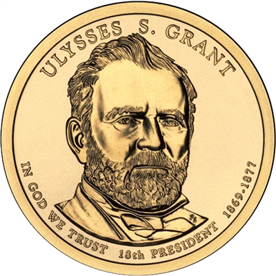 2011-P USA Presidential Dollar - Ulysses S. Grant Uncirculated (MS-60)