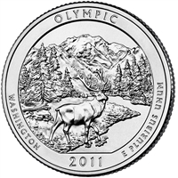 2011-P Olympic USA National Parks Quarter Uncirculated (MS-60)