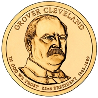 2012-D USA Presidential Dollar - Grover Cleveland 1st Term Brilliant UNC (MS-63)