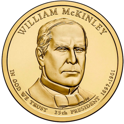 2013-D USA Presidential Dollar - William McKinley Uncirculated (MS-60)