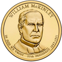 2013-P USA Presidential Dollar - William McKinley Uncirculated (MS-60)