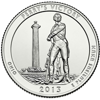 2013-D Perry's Victory USA National Parks Quarter Uncirculated (MS-60)