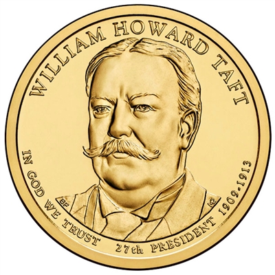 2013-D USA Presidential Dollar - William Howard Taft Uncirculated (MS-60)