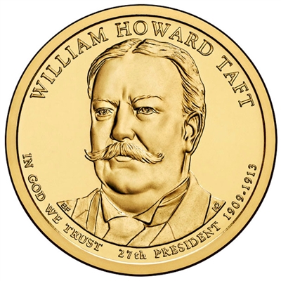 2013-P USA Presidential Dollar - William Howard Taft Uncirculated (MS-60)