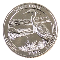 2015-S Bombay Hook USA National Parks Quarter Uncirculated (MS-60)