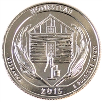 2015-S Homestead USA National Parks Quarter Uncirculated (MS-60)