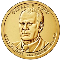 2016-D USA Presidential Dollar - Gerald Ford Uncirculated (MS-60)