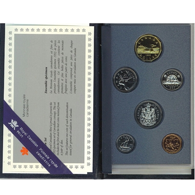 1993 Canada Specimen 6-coin set