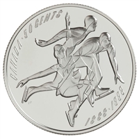 1998 Canada 50-cent First Figure Skating Championships Sterling Silver