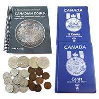 Starter Coin Kit with Charlton Coin Catalogue and 2 x Unisafe Blue books