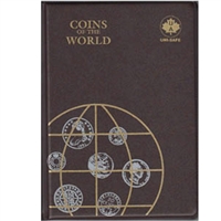 Coins of the World Brown Vinyl Album with 142 pockets