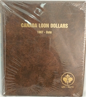 Loon Dollars 1987-Date Unimaster Brown Vinyl Coin Binders