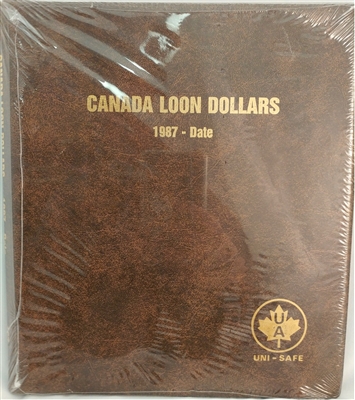 Loon Dollars 1987-Date Unimaster Brown Vinyl Coin Binders