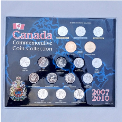 2007-2010 Vancouver Olympics Canada Board With Coins - Square Style