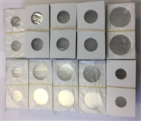 Variety Pack of 1000x Cardboard 2x2 Coin Holders