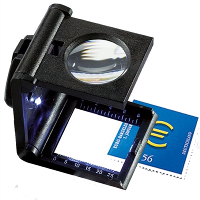 Linen Tester 5x Collapsible Magnifier with LED light