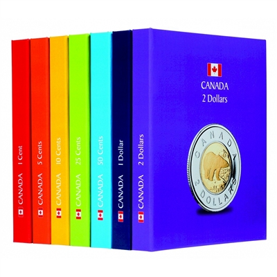 Kaskade Canada Coin Album Collection (9 Books)