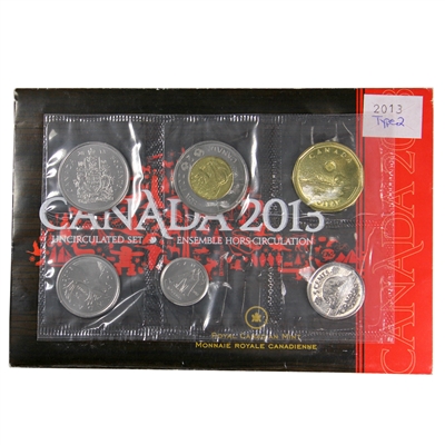 2013 Canada Type 2 Uncirculated Proof Like Set ($2 has Doubling of the date)