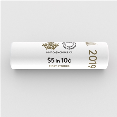 2019 Canada 10-cent Special Wrap Original Roll of 50pcs