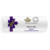 2023 Canada Collector's Edition 25-cent Special Wrapped Roll of 40pcs
