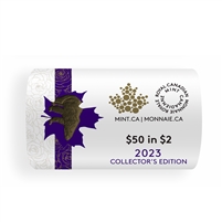 2023 Canada Collector's Edition $2 Special Wrapped Roll of 25pcs
