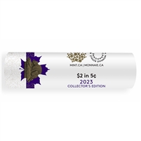 2023 Canada QEII Collector's Edition 5-cent Special Wrap Roll of 40pcs