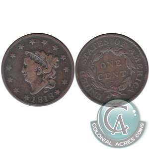 1818 USA Cent Fine