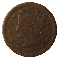 1851 USA Cent Fine (F-12)