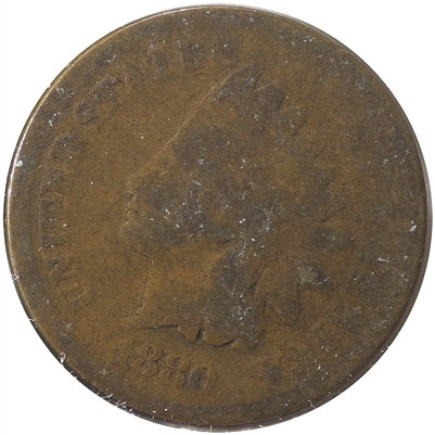 1880 USA Cent About Good (AG-3)