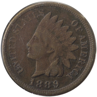 1889 USA Cent VF-EF (VF-30)