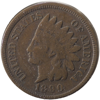 1890 USA Cent F-VF (F-15)