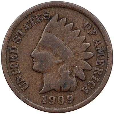 1909 Indian Head USA Cent G-VG (G-6)
