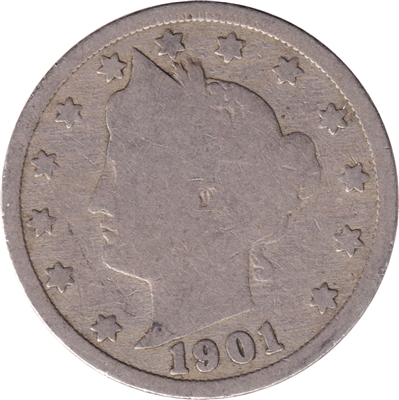 1901 USA Nickel Good (G-4)