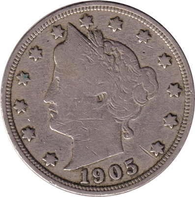 1905 USA Nickel VG-F (VG-10)