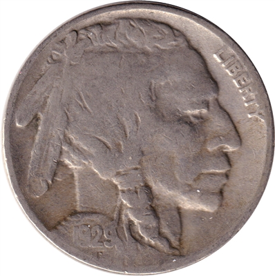 1929 S USA Nickel F-VF (F-15)