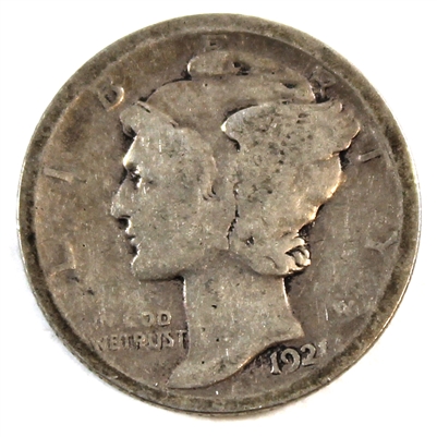 1921 USA Dime G-VG (G-6) $
