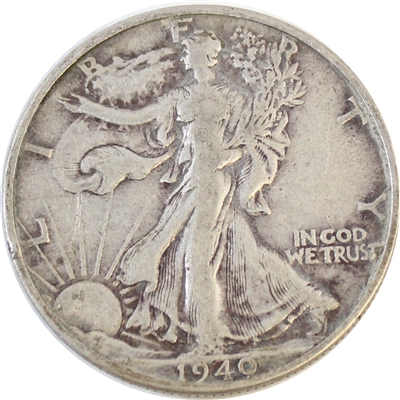 1940 USA Half Dollar Circulated