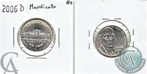 2006 D USA Nickel Return To Monticello Brilliant Uncirculated (MS-63)