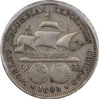 1893 Columbian Exposition USA Half Dollar Very Fine (VF-20)