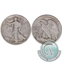 1938 D USA Half Dollar G-VG (G-6) $