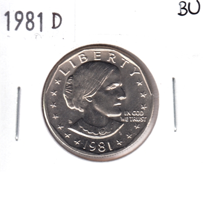 1981 D Susan B. Anthony USA Dollar Brilliant Uncirculated (MS-63)