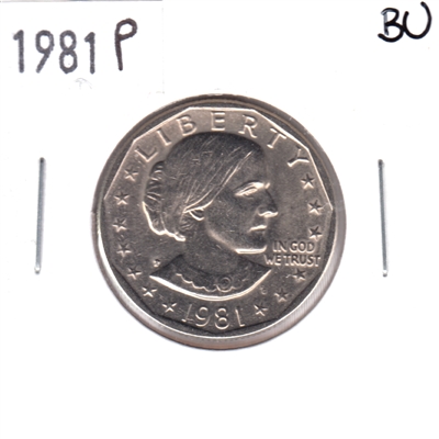 1981 P Susan B. Anthony USA Dollar Brilliant Uncirculated (MS-63)