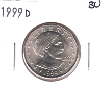 1999 D Susan B. Anthony USA Dollar Brilliant Uncirculated (MS-63)