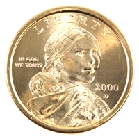 2000 D Sacagawea USA Dollar Brilliant Uncirculated (MS-63)