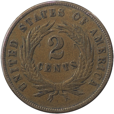 1868 USA 2 Cents VF-EF (VF-30) $