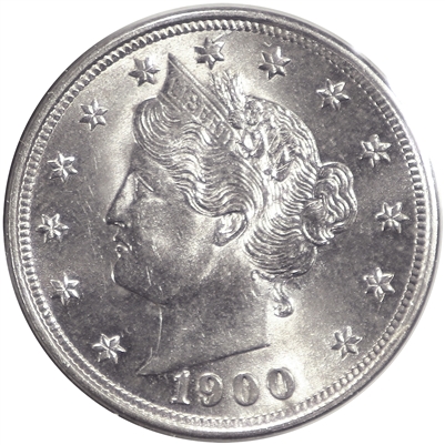 1900 USA Nickel Brilliant Uncirculated (MS-63) $