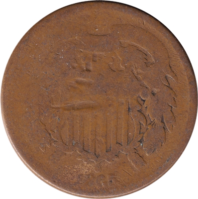 1865 USA 2-Cent Poor