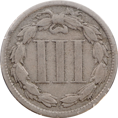1881 USA 3 Cents G-VG (G-6)