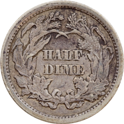 1861 USA Half Dime VF-EF (VF-30)