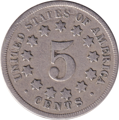 1868 USA Nickel F-VF (F-15)